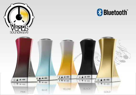 Verpakking en logo ontwerp voor bluetooth speakers